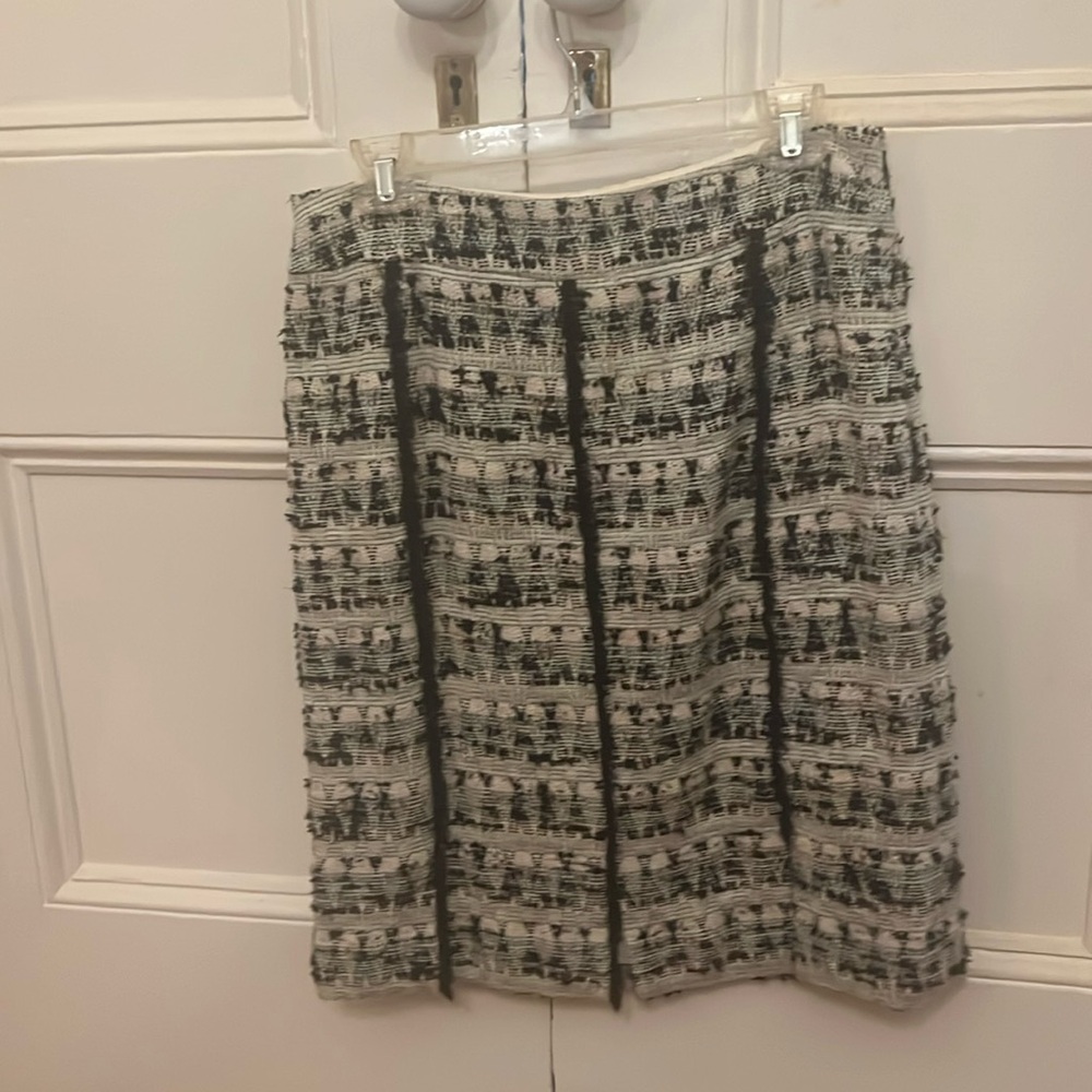 Carlisle vintage tweed black and cream skirt